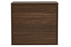 Rangement mural finition bois foncé noyer L55 cm FLEXO