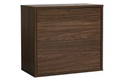 Rangement mural finition bois foncé noyer L55 cm FLEXO