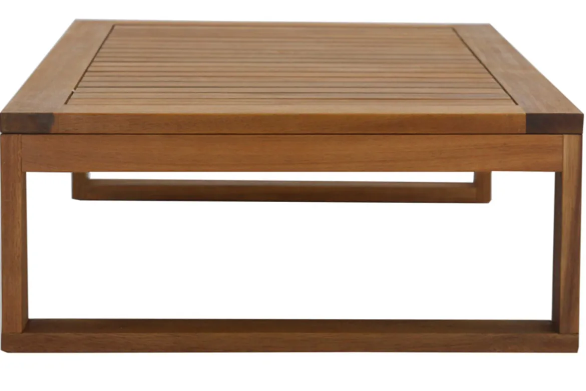 Salon de jardin d'angle 6-8 places en bois massif avec coussins déhoussables taupe SALSA