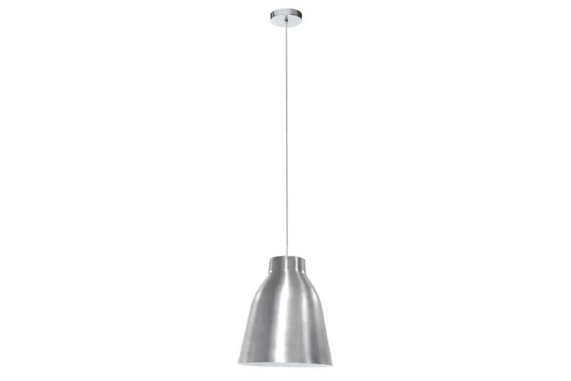 Suspension design en métal acier gris chromé D40 cm COROLA L
