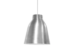 Suspension design en métal acier gris chromé D40 cm COROLA L