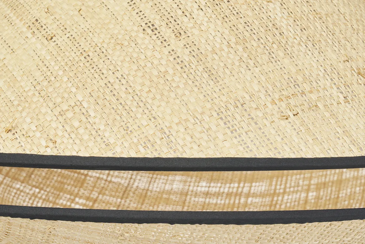 Suspension en rabane naturelle D50 cm KOYA