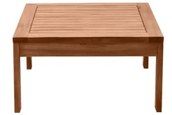 Table basse de jardin carré en bois massif L60 cm SALVADOR