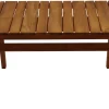 Table basse de jardin en bois massif L65 cm TIDAK