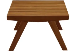 Table basse de jardin en bois massif L65 cm TIDAK