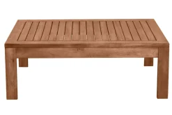 Table basse de jardin en bois massif L90 cm SALVADOR