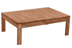 Table basse de jardin en bois massif L90 cm SALVADOR