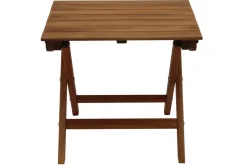 Table basse de jardin pliante en bois massif L40 cm ITZA