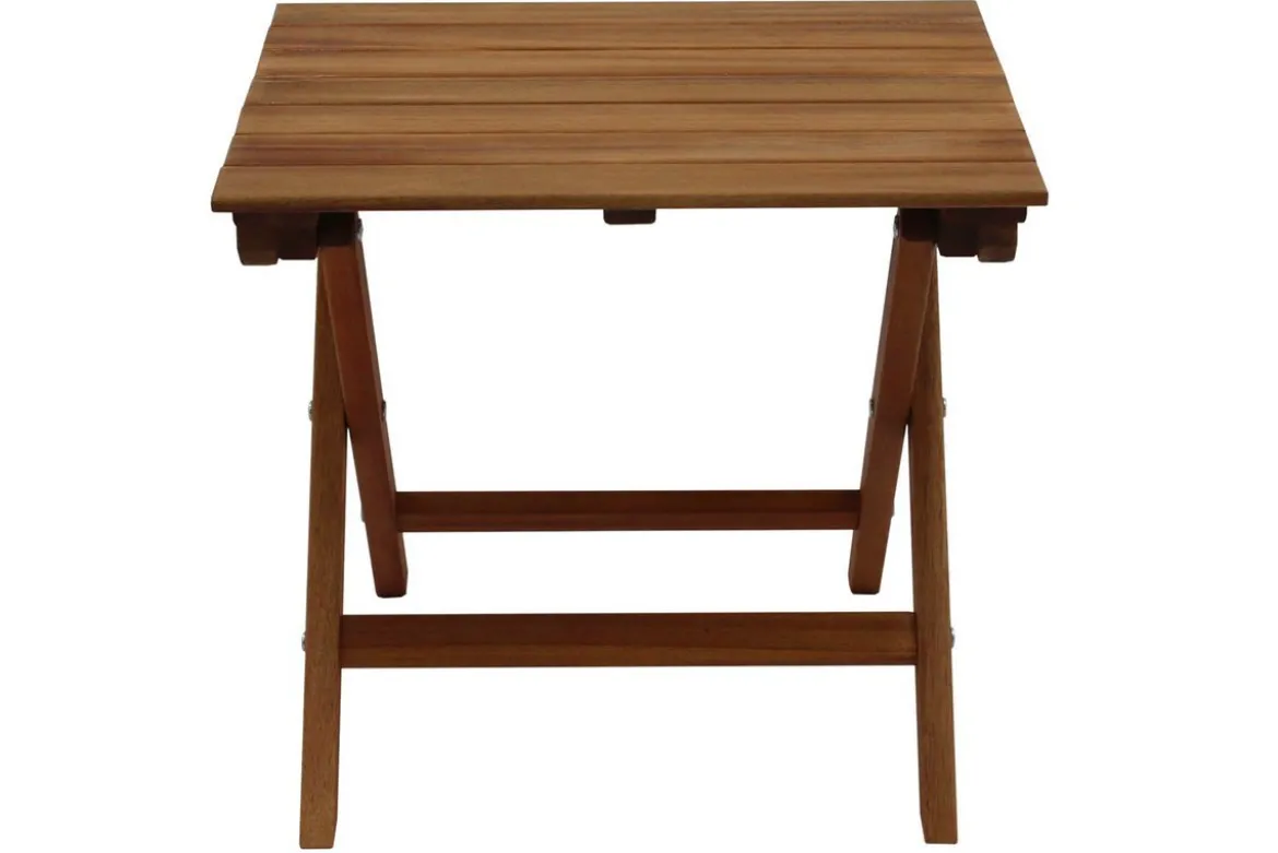 Table basse de jardin pliante en bois massif L40 cm ITZA