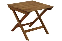 Table basse de jardin pliante en bois massif L40 cm ITZA