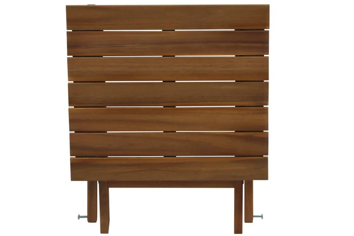 Table basse de jardin pliante en bois massif L40 cm ITZA