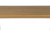 Table basse de jardin rectangulaire en bois teck massif L100 cm SUNDA