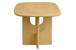 Table basse design bois clair manguier massif L100 cm MASSARI