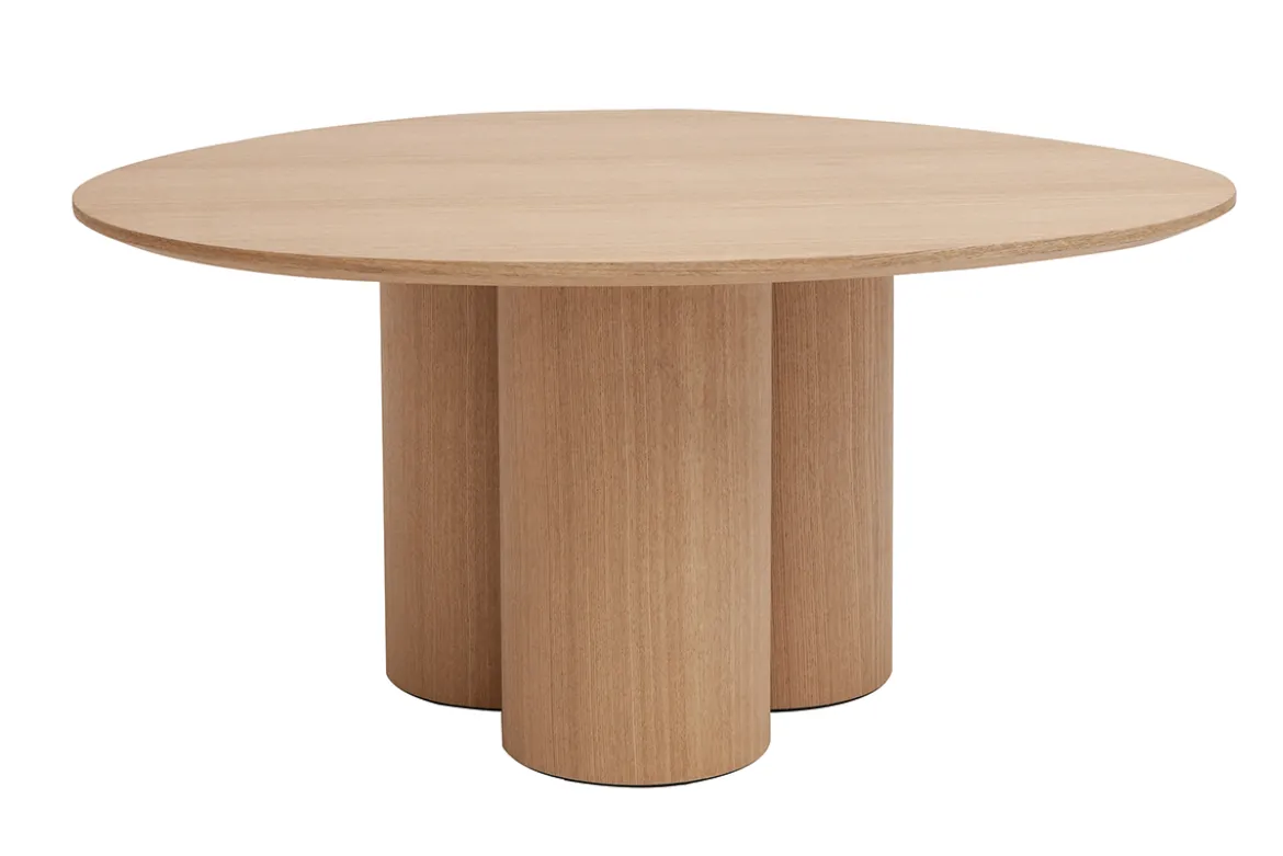 Table basse design bois clair L78 cm HOLLEN