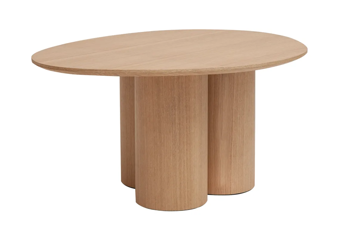 Table basse design bois clair L78 cm HOLLEN