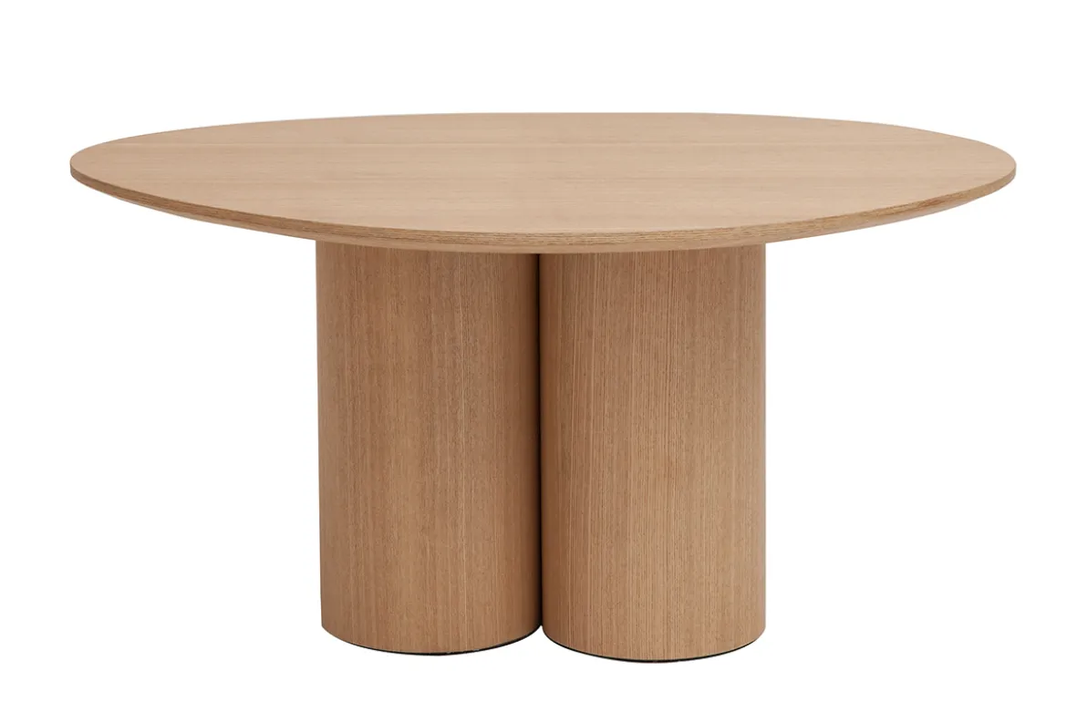 Table basse design bois clair L78 cm HOLLEN