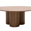 Table basse design bois foncé noyer L100 cm HOLLEN