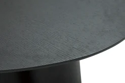 Table basse design bois noir L78 cm HOLLEN