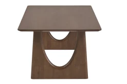 Table basse design rectangulaire en bois foncé noyer L120 cm KUALA
