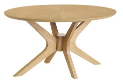 Table basse ovale bois clair chêne L90 cm DIELLI