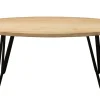 Table basse ovale bois manguier massif L100 cm VIBES