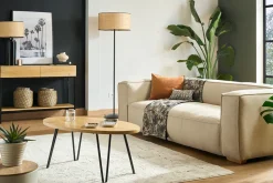 Table basse ovale bois manguier massif L100 cm VIBES