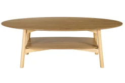 Table basse ovale en bois clair L120 cm HANAE