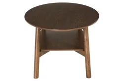 Table basse ovale en bois foncé L120 cm HANAE