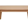 Table basse rectangulaire bois clair frêne L100 cm NORDECO
