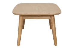 Table basse rectangulaire bois clair frêne L100 cm NORDECO