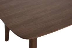 Table basse rectangulaire bois foncé noyer L100 cm NORDECO
