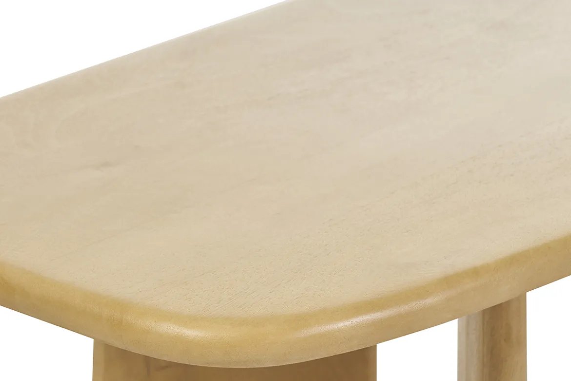 Table basse rectangulaire en bois manguier massif L120 cm SOTA