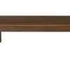 Table basse rectangulaire en bois foncé noyer L120 cm RAYA
