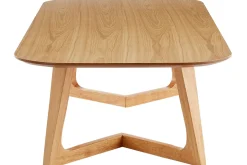 Table basse rectangulaire scandinave bois clair L150 cm JUKE