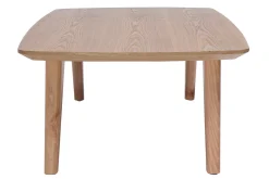Table basse rectangulaire scandinave bois clair L120cm FIFTIES