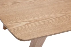 Table basse rectangulaire scandinave bois clair L120cm FIFTIES
