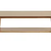 Table basse rectangulaire scandinave finition chêne L120 cm BAKAR