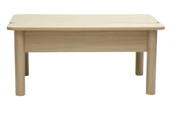 Table basse relevable finition bois chêne L100 cm BOLSO