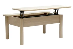 Table basse relevable finition bois chêne L100 cm BOLSO