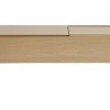 Table basse relevable rectangulaire bois clair finition chêne et métal noir L103 cm SEDA