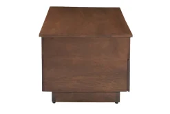 Table basse relevable rectangulaire bois foncé manguier massif L102 cm NEXO