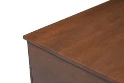 Table basse relevable rectangulaire bois foncé manguier massif L102 cm NEXO