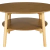Table basse ronde en bois clair D80 cm MALVA