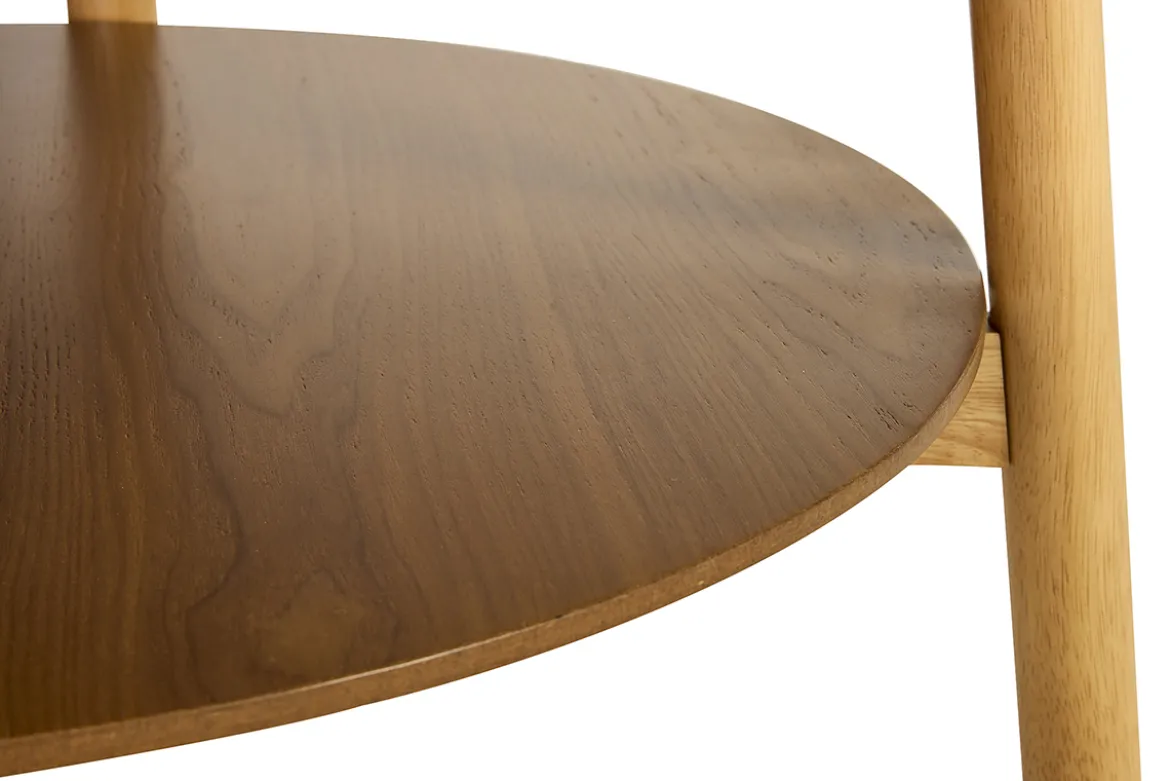 Table basse ronde en bois clair D80 cm MALVA