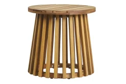 Table basse ronde en bois massif D40 cm - NASSAU