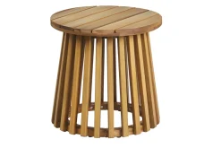 Table basse ronde en bois massif D40 cm - NASSAU