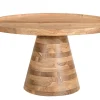 Table basse ronde en bois massif D80 cm MATERA