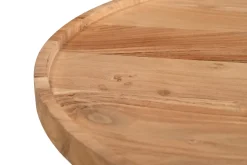 Table basse ronde en bois massif D80 cm MATERA