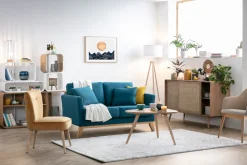 Table basse scandinave bois clair L69 cm ARTIK