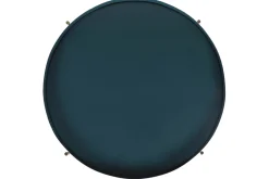 Table d'appoint avec plateau réversible bleu canard / blanc D51 cm SATEEN